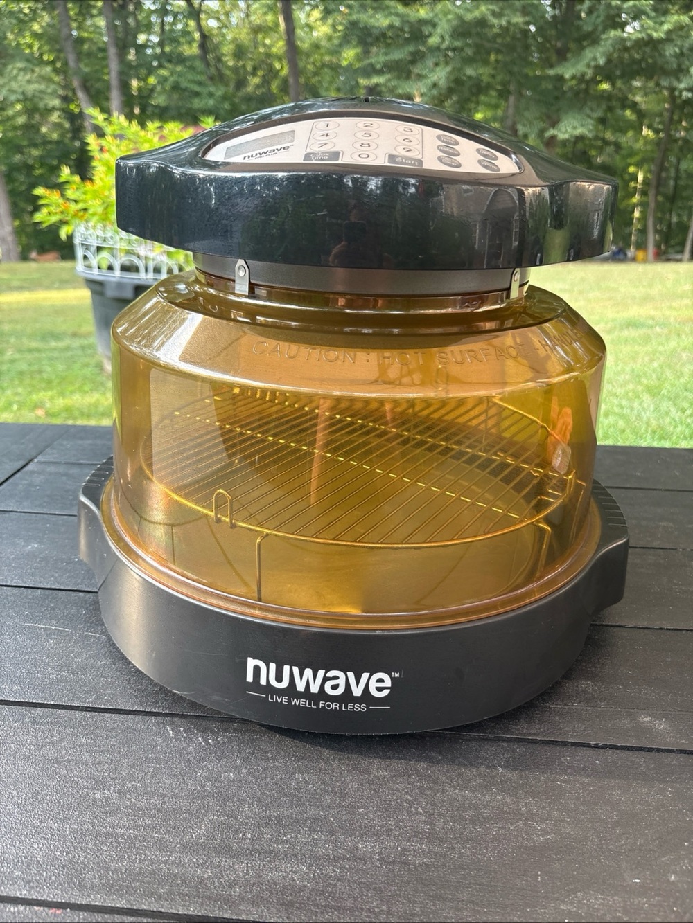 Nuwave Amber Halogen Countertop Oven - Amber/Black Model 20603